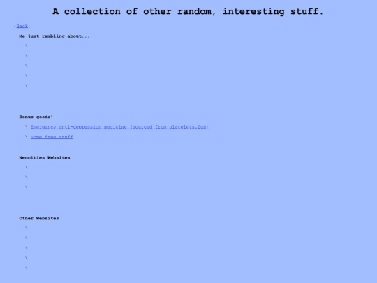 links screenshot