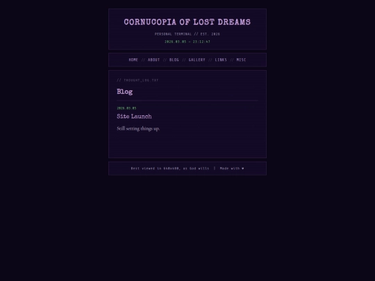 blog screenshot