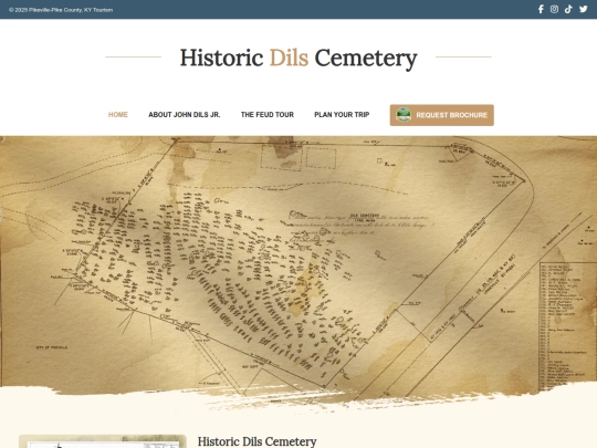 dils-cemetery-map screenshot