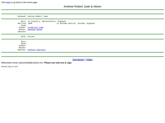 Jude.family/Geordie.files/grpf097 screenshot
