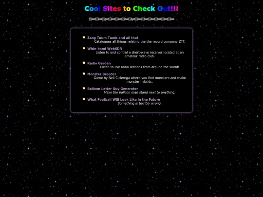 coolsites screenshot