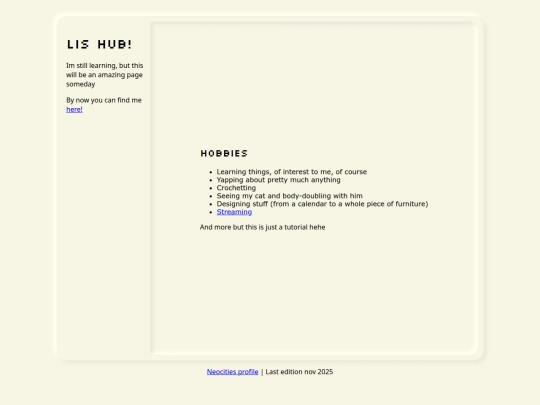 index screenshot
