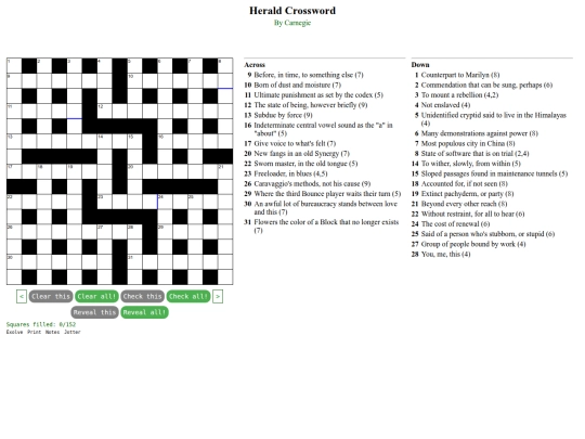 herald-crossword screenshot