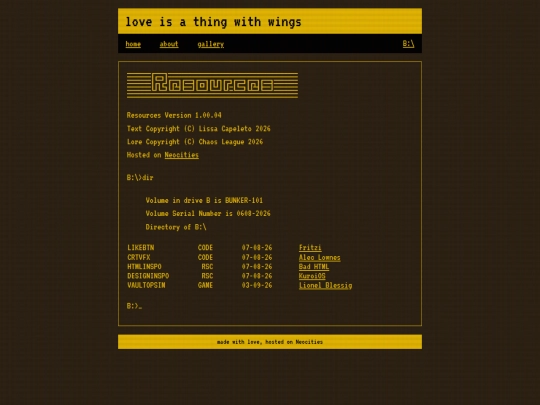 links screenshot