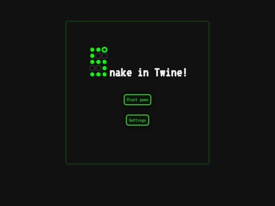 Snake screenshot