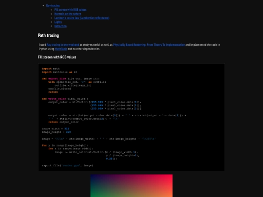 mathcourse/pathtracer screenshot