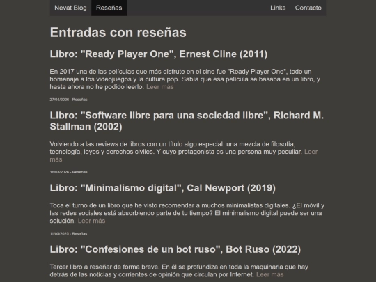resenas screenshot