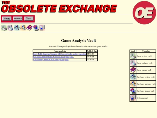 gameanalysis-vault screenshot