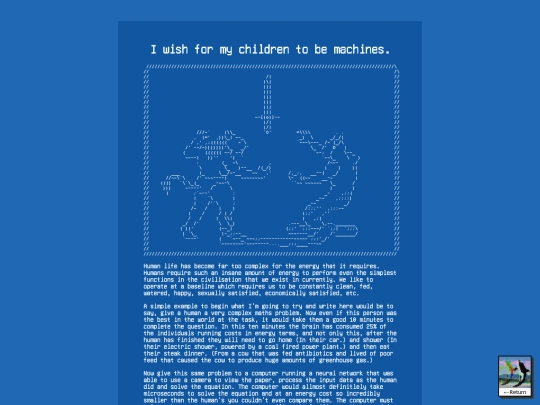 iwishformychildrentobemachines screenshot