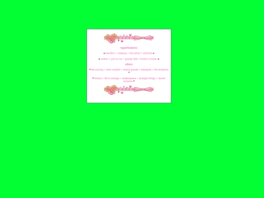 interests screenshot
