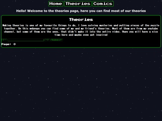 Theories screenshot