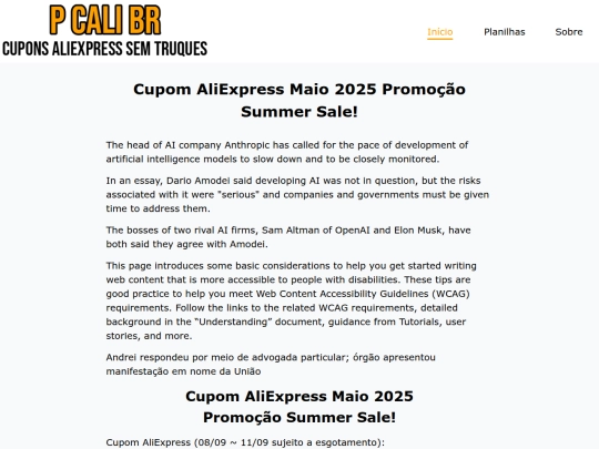 cupom-aliexpress/cupom-aliexpress-março-2025-promoção-summer-sale screenshot