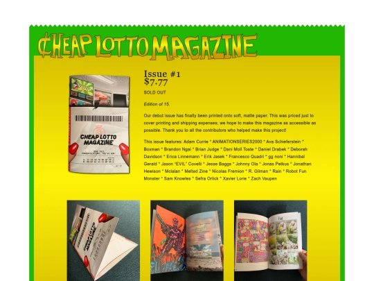 shop/issue-1 screenshot