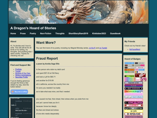 poetry screenshot