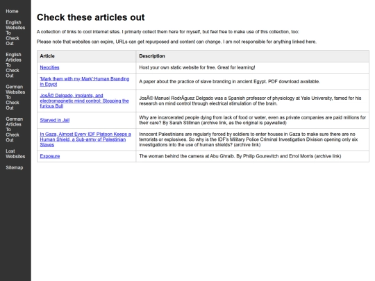 articles screenshot