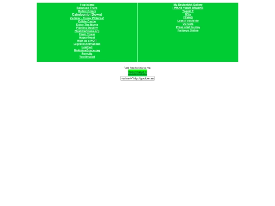 pages/links screenshot