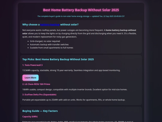 best-home-battery-backup-without-solar-2025 screenshot