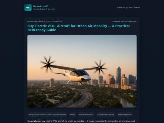 buy-electric-vtol-aircraft-for-urban-air-mobility-article screenshot