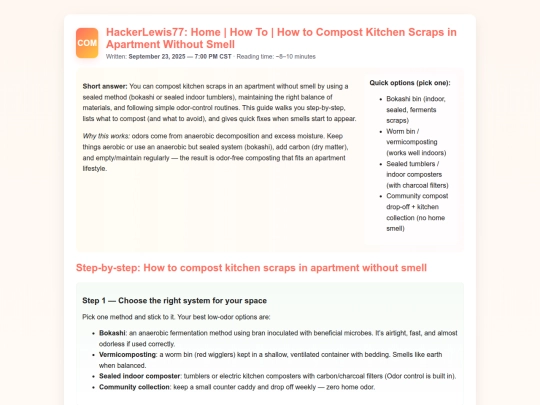 how-to-compost-kitchen-scraps-in-apartment-without-smell screenshot