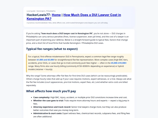 kensington-dui-lawyers screenshot