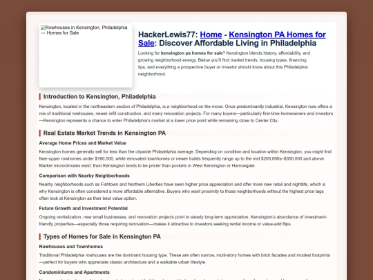 kensington-homes-for-sale screenshot
