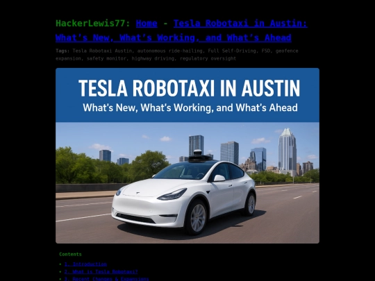 tesla-austin-robotaxi-news screenshot