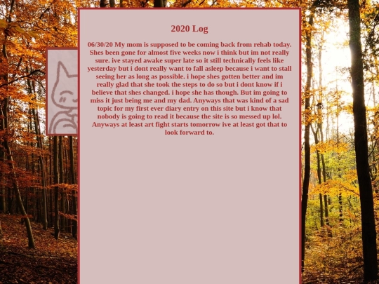 diary screenshot