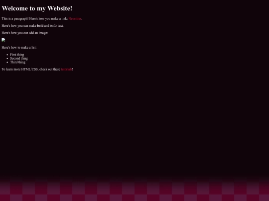 test screenshot