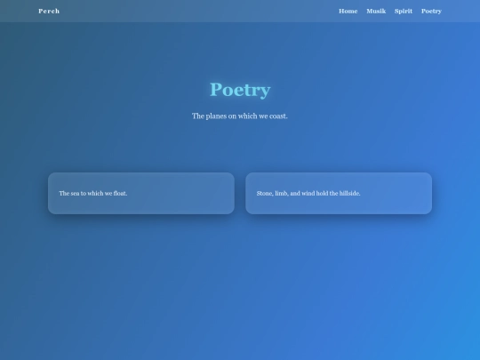 poetry screenshot
