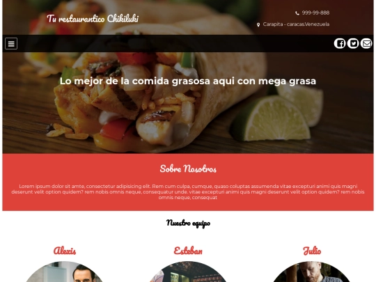 assets/webs/Comida/nosotros screenshot