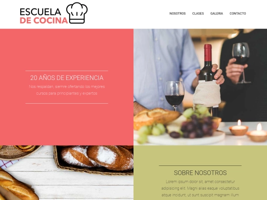 assets/webs/EscueladeCocina screenshot