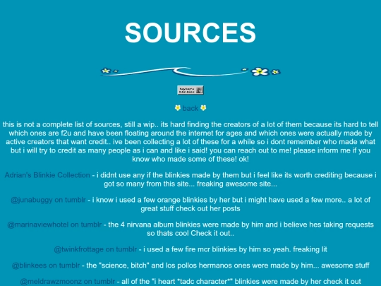 sources screenshot