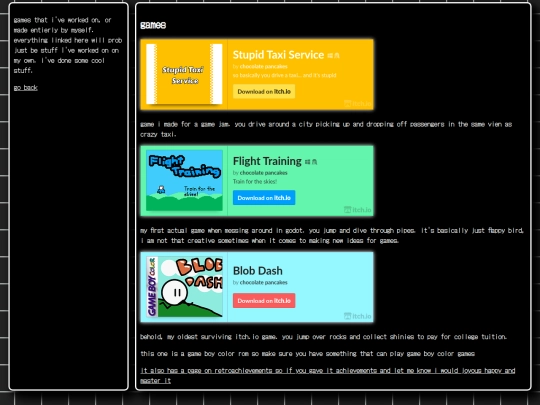 games screenshot