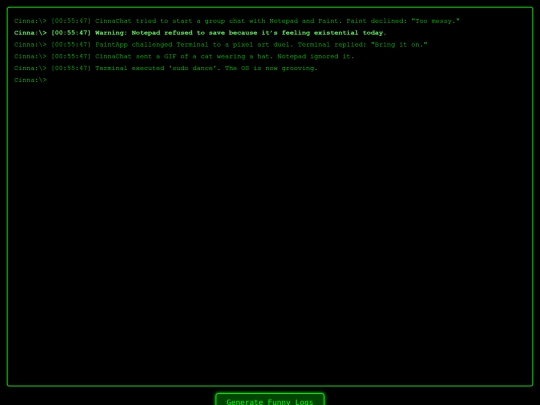 CinnaLogs screenshot