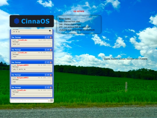 cinnachat screenshot