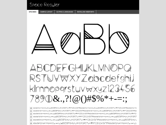 space_font_2/space-regular-demo screenshot