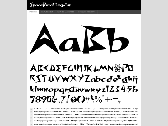 space_font_3/spacp___-demo screenshot