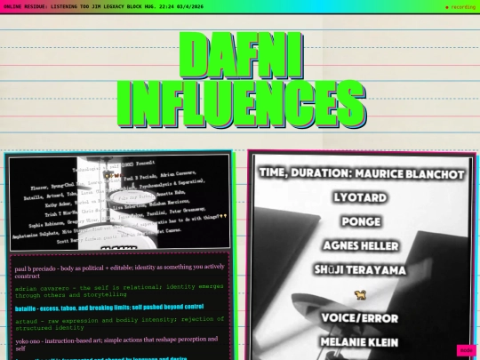 dafninfluences screenshot