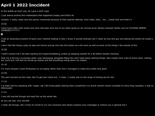 Penny chan and Pennymania Blogs /theapril2022inccident screenshot