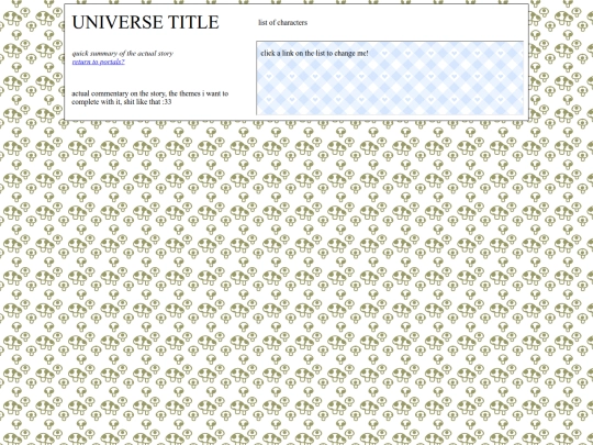 portals/template screenshot