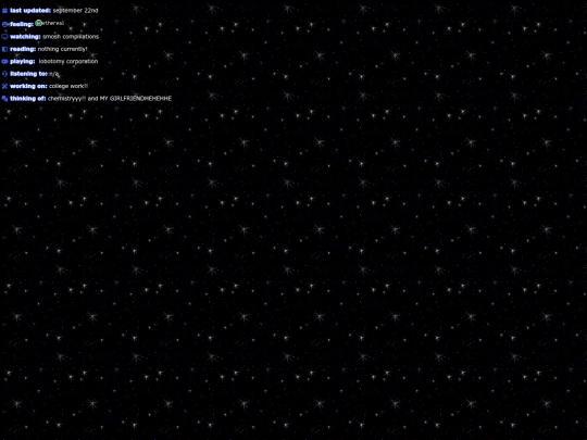 status screenshot