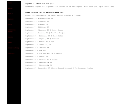 upcoming_shows screenshot