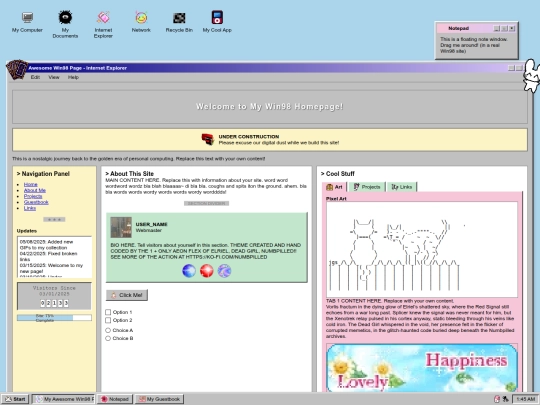 index screenshot