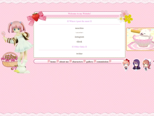 links screenshot