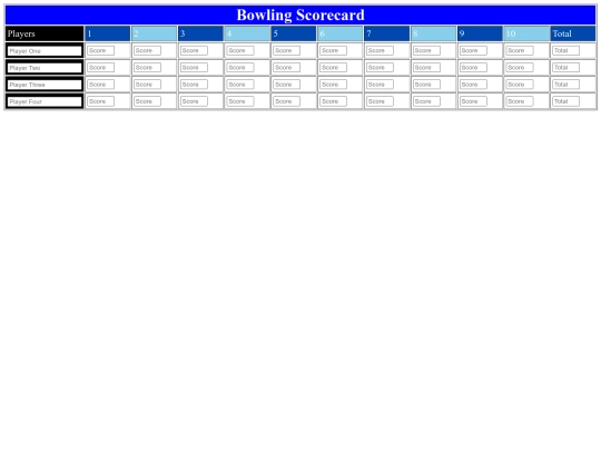 bowling screenshot