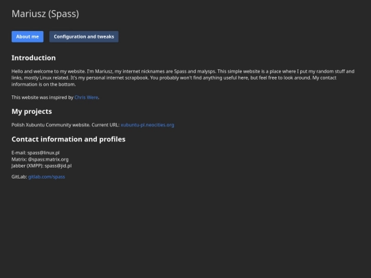 index screenshot