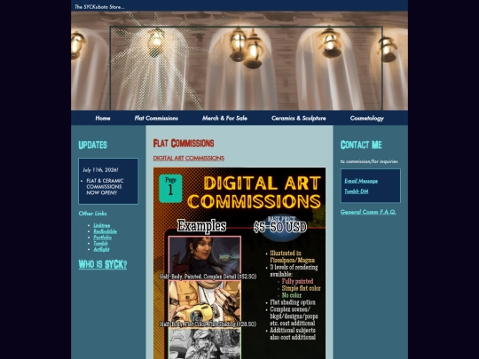 Commissions_Digital screenshot