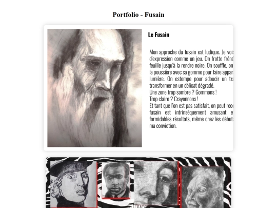 fusain screenshot