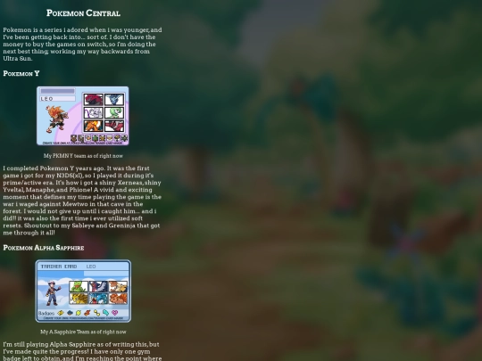 gl/pokemon page screenshot
