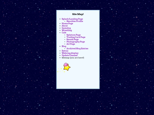 sitemap screenshot